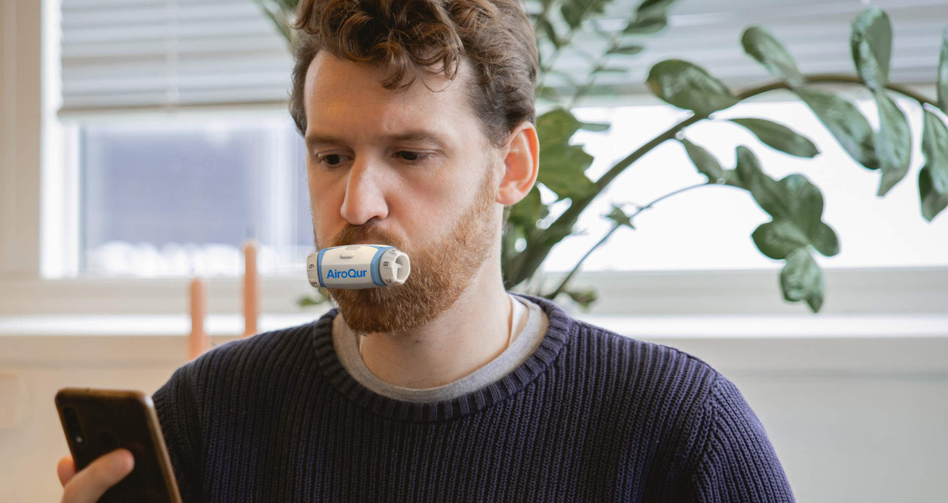 Respiratory training with AiroQur. One of the world’s most efficient ways to improve the life of people with COPD, Asthma and long term Covid.  